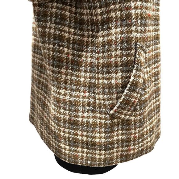 Pendleton Vintage Plaid Wool Button Front Blazer Peacoat Jacket Sz 16 - Picture 6 of 13